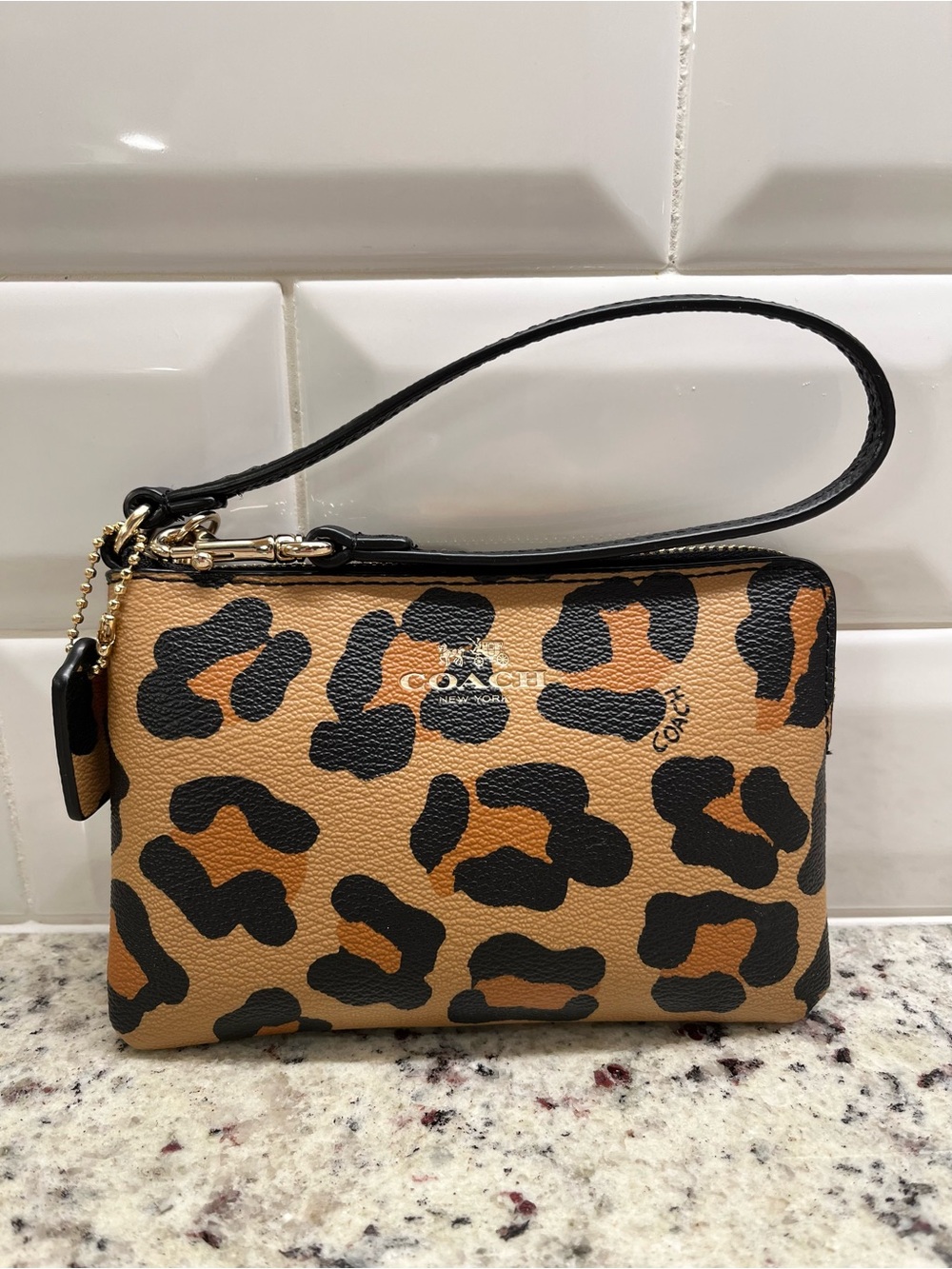 Coach Ocelot Wristlet NWOT